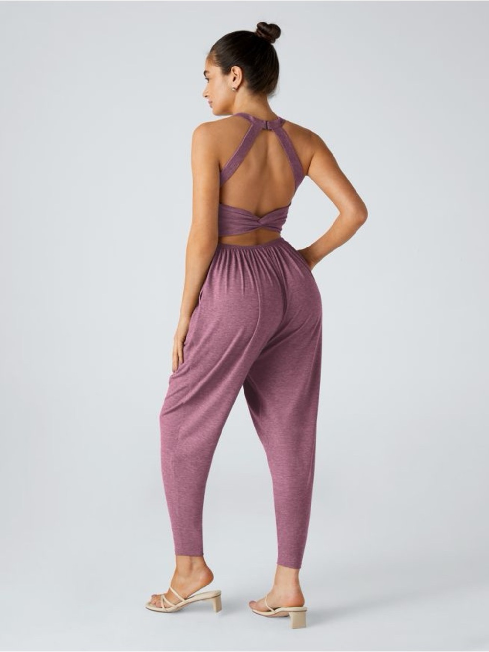 U Neck Pocket Harem Casual Jumpsuit-Easy Peezy Edition